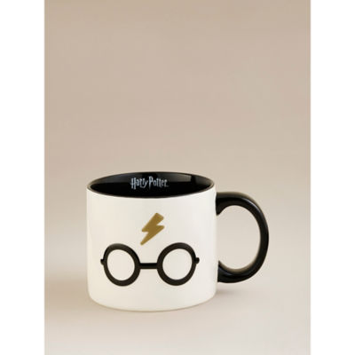 Harry Potter black and white stoneware mug (British brand)