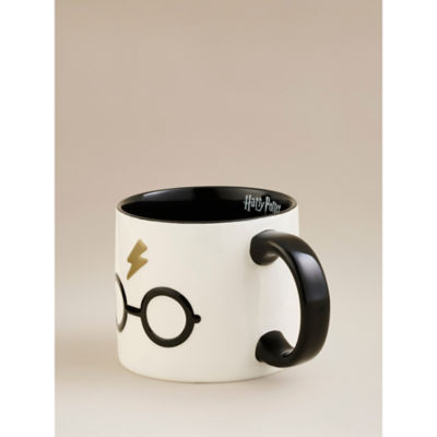 Harry Potter black and white stoneware mug (British brand)