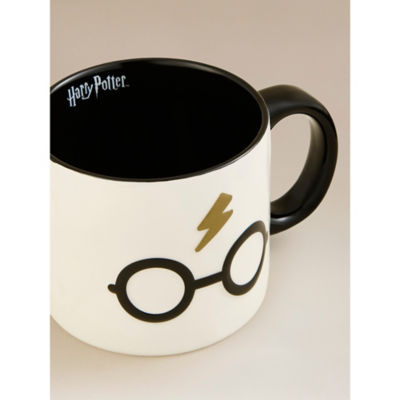 Harry Potter black and white stoneware mug (British brand)