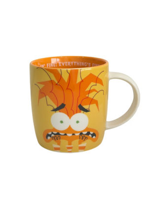 Stoneware mug Inside Out Anxiety 12.5x8.8x9.2cm, imported from the UK