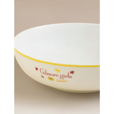 Gilmore Girls white pasta bowl licensed merchandise - British product