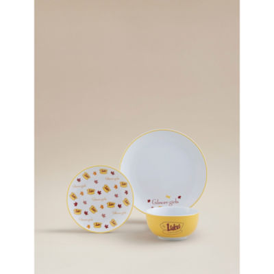 ASDA Gilmore Girls White Porcelain Dinner Set 12 Piece- Buy online at McGrocer