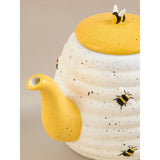 White Bee white stoneware teapot (British brand)