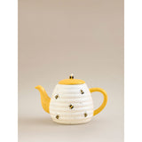 White Bee white stoneware teapot (British brand)