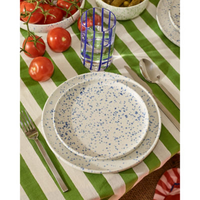Blue & White Splash 12-piece stoneware dinner set, British product