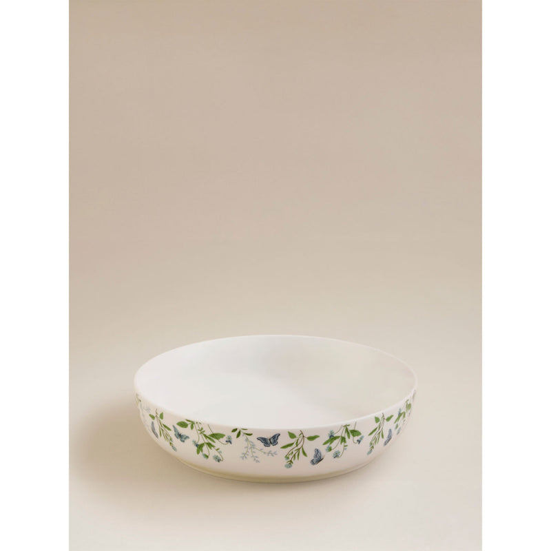 White Butterfly porcelain pasta bowl 21.5cm, UK version