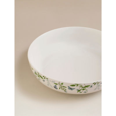White Butterfly porcelain pasta bowl 21.5cm, UK version