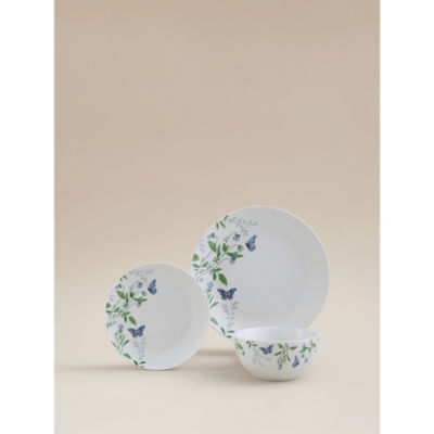 White Butterfly dinner set 12 piece porcelain, imported from the UK