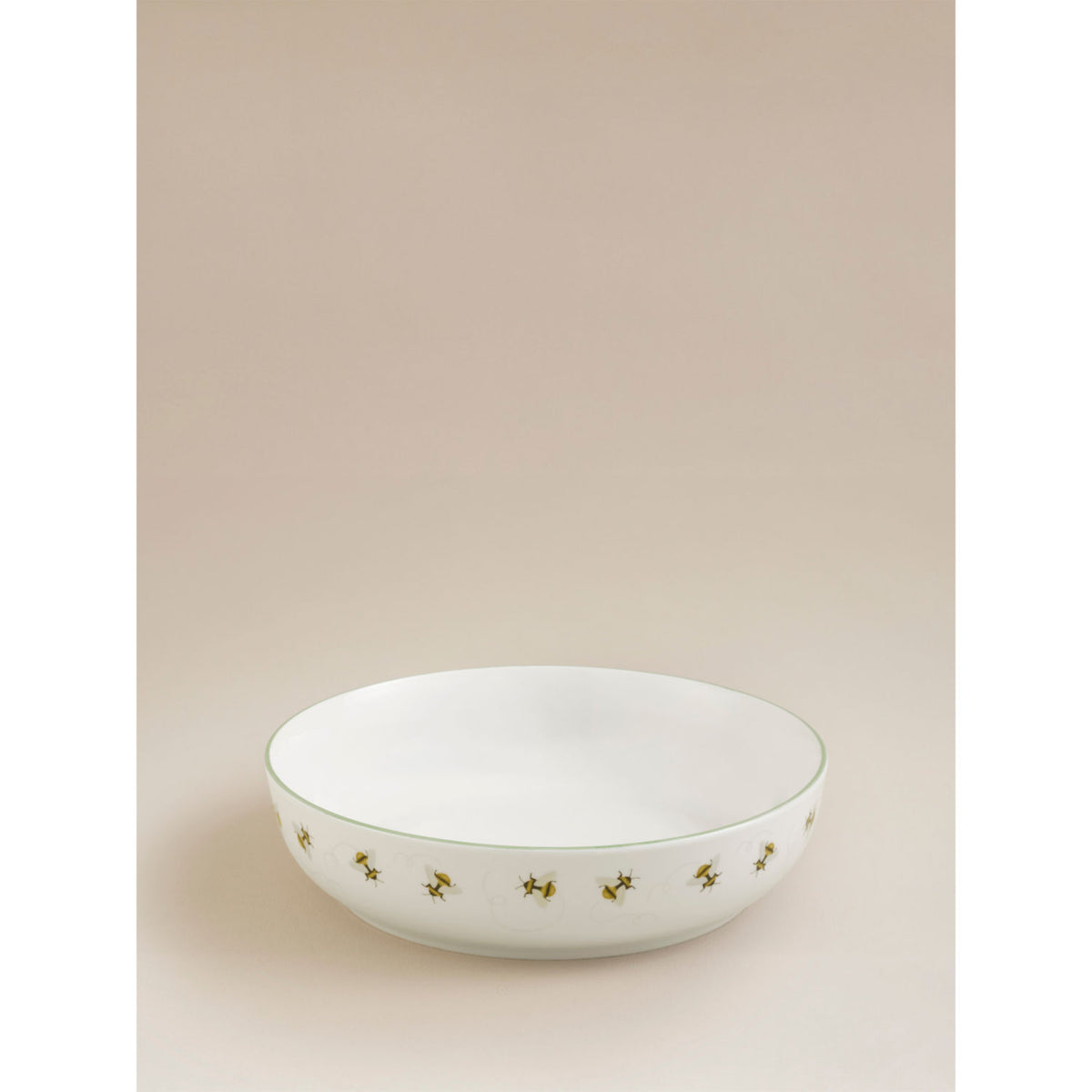 White Bee Pasta Bowl 21.2cm - British product