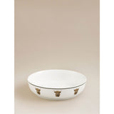White Highland Cow pasta bowl 21.5cm, imported from the UK
