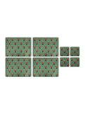 Highland Cow placemat and coaster set, UK version