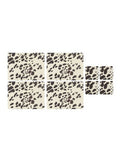 Cow print placemat and coaster set 29x21.5cm (British brand)