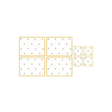 Bee placemat and coaster set made of MDF and cork, UK version