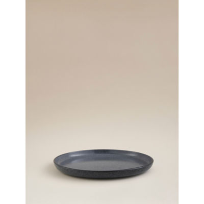 Stoneware dinner set dark grey concrete 12 piece - British product
