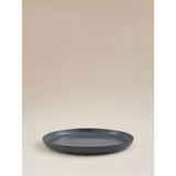 Dark grey concrete stoneware dinner plate 26.5cm, UK version