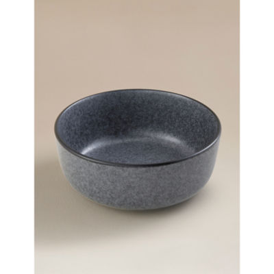 Dark grey concrete cereal bowl 15.7cm - British product