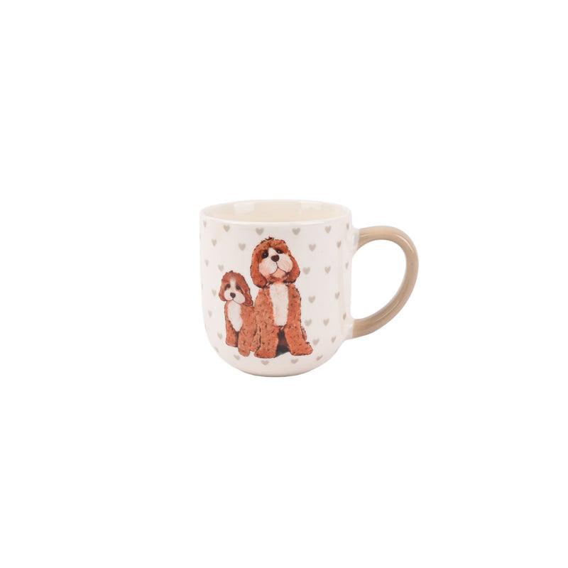 Cockapoo mug porcelain 12.5x8.7x9.2cm, UK version