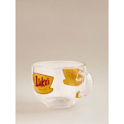 Gilmore Girls cappuccino mug clear glass 13.6x10.7x8.5cm, UK version