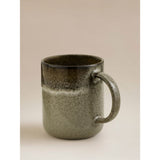 Brown reactive glaze stoneware mug 12x8.5x10cm, imported from the UK