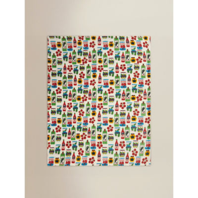 Grocery Items super-soft throw 150x120cm (British brand)