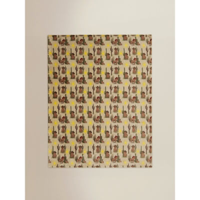 Brown Capybara Cactus Super Soft Throw 150x120cm, UK version