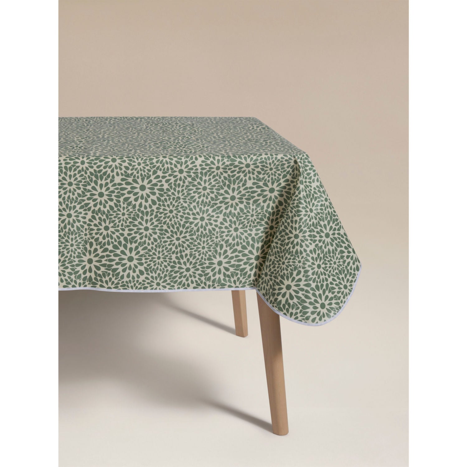 Tablecloth green floral 25x15x5cm, imported from the UK