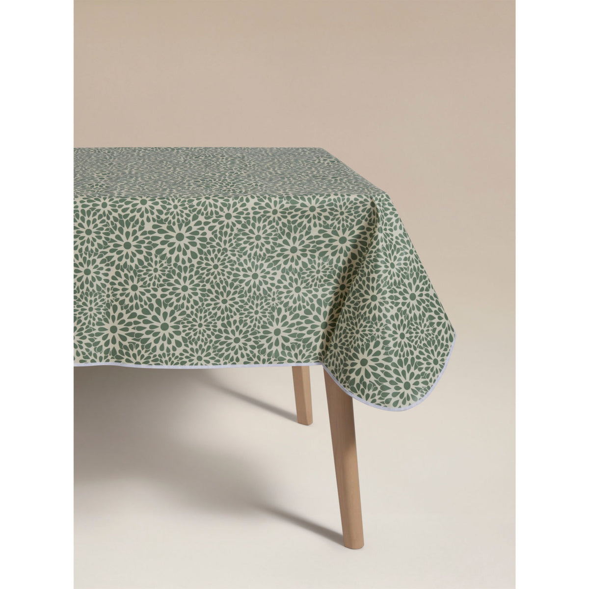 Tablecloth green floral 25x15x5cm, imported from the UK