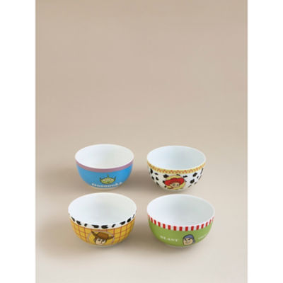 Disney Toy Story multi-coloured porcelain bowls set of 4, UK version