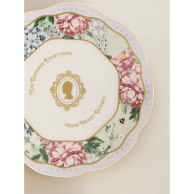 Bridgerton multi-coloured plates set of 4 19.4cm (British brand)