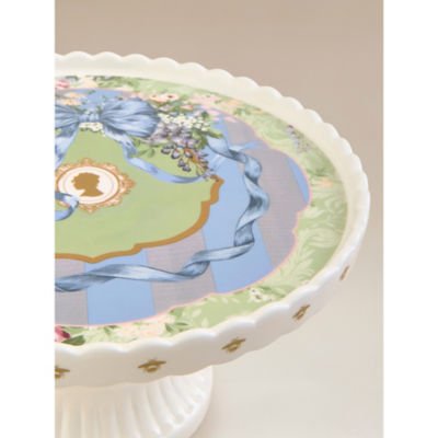 Bridgerton cake stand multi-coloured 27.4cm, imported from the UK