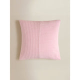 Pink textured square cushion 55x55cm, UK version