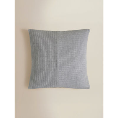 Textured square cushion grey 55cm, UK version