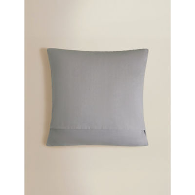 Textured square cushion grey 55cm, UK version
