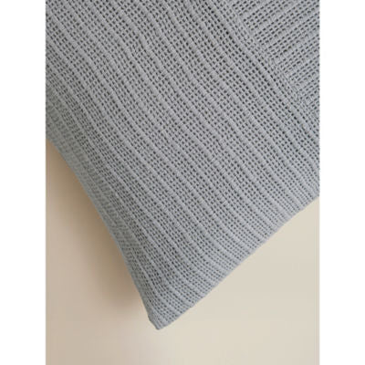 Textured square cushion grey 55cm, UK version