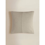 Textured square cushion natural 55x55cm - British product