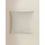Textured square cushion natural 55x55cm - British product