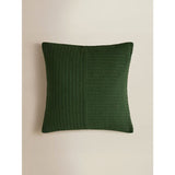Green textured square cushion 55x55cm (British brand)
