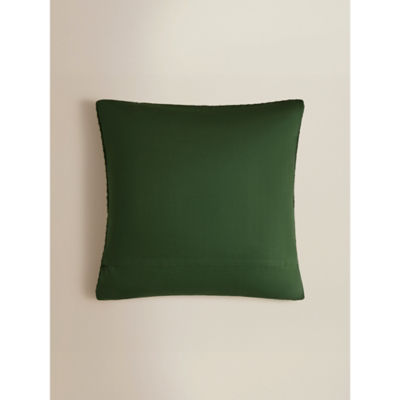 Green textured square cushion 55x55cm (British brand)