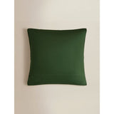 Green textured square cushion 55x55cm (British brand)
