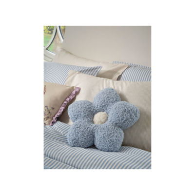 Stacey Solomon blue flower cushion 40cm, imported from the UK