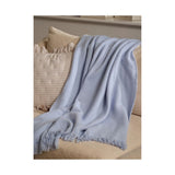 Stacey Solomon Blue Herringbone Throw 150x120cm imported from the UK