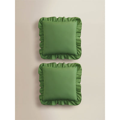 ASDA Frill Trim Outdoor Cushions Set of 2 - 45 x 45 cm- Buy online at McGrocer