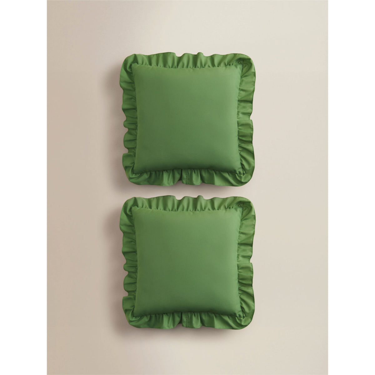 outdoor cushion frill trim set of 2 45x45 cm (British brand)