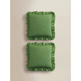 outdoor cushion frill trim set of 2 45x45 cm (British brand)