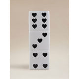 Black & White Dice Vase stoneware decorative item (British brand)