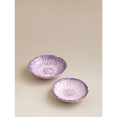 Stacey Solomon purple flower trinkets set of 2 - British product