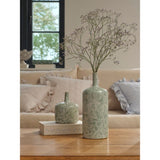 Stacey Solomon green large stem vase stoneware - British product