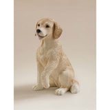 Hand painted dog garden ornament 26.3cm (British brand)
