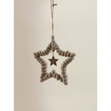 Grey wild country hanging ornament 17cm (British brand)