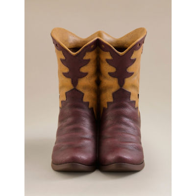 Brown cowboy boot planter 23cm (British brand)